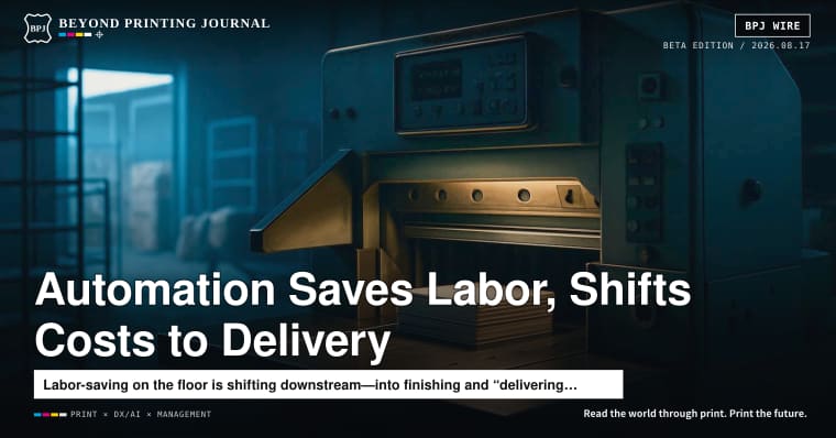 Auto Cutting V-595, Mini Canvases, Zero-Inventory Uniforms, New Part-Time Allowance Rules, Wastepaper Export Signals — BPJ News (Morning Edition)