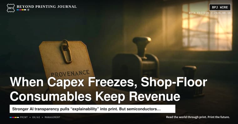 Capex Stops Fast. The Revenue That Doesn’t Stop Starts with Shop-Floor Consumables.