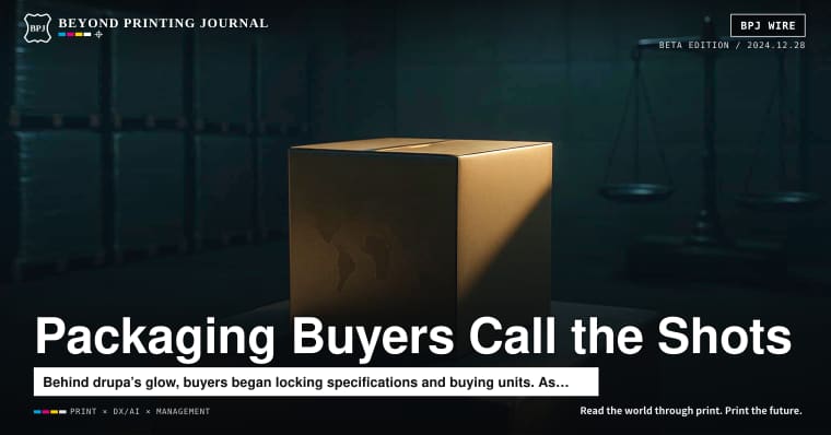 In 2024, global print demand drifted toward “the politics of boxes” and bigger buyers