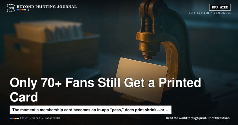 A Membership Card Only 70+ Fans Still Receive — After “Belonging” Moves to an App, What Work Stays on the Floor?