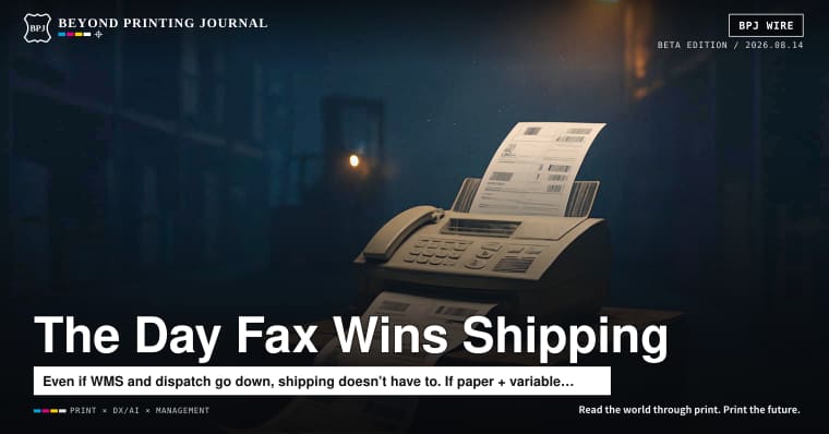 The day fax wins: the ‘backup shipping label’ economy that spins up when cyber hits the warehouse