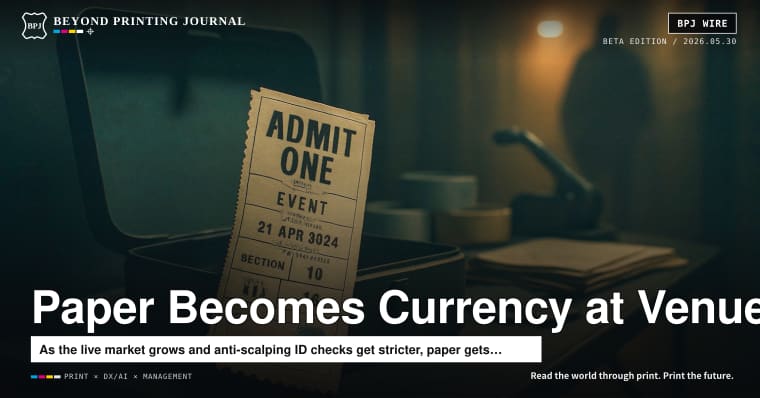 The Night “Paper Currency” Starts Circulating at the Venue: What Will People Pay to Take a Memory Home?