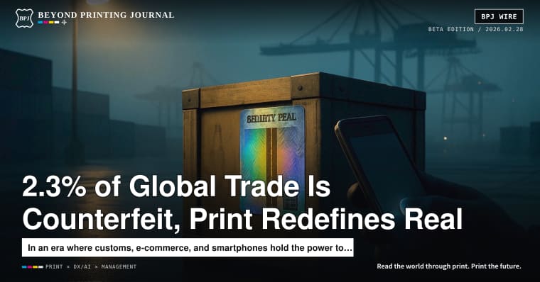2.3% of Global Trade Was Counterfeit. The Line Between “Real” and “Fake” Is Being Redrawn by Print + Data Operations