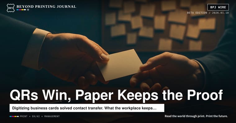You shared your card by QR. Everyone still pulls out paper—why the “exchange” ritual leaves physical proof behind