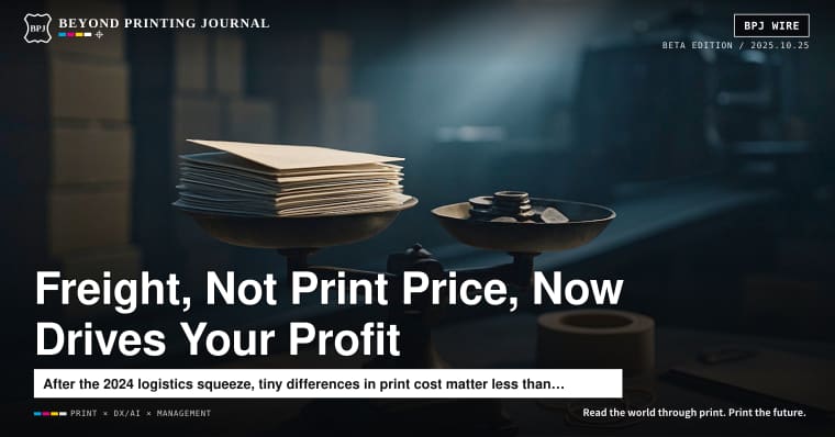 When ¥9 per insert is scarier than a 7% freight hike—why delivery, not printing, now decides your profit