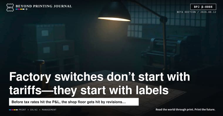 After tariffs comes the hidden cost: rewriting labels for factory switches