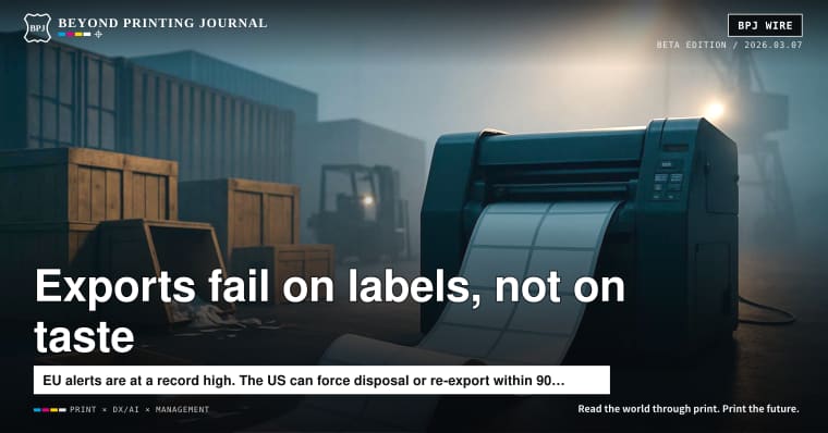 What stops exports isn’t taste. It’s what’s printed on the label.
