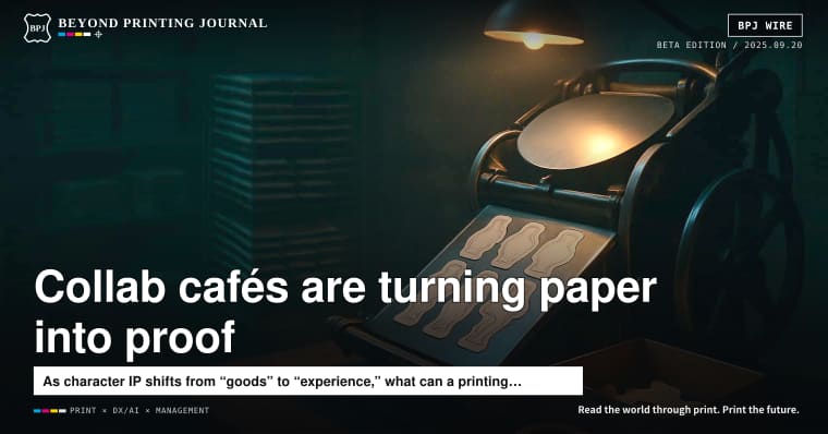Collab cafés are mass-producing paper rituals