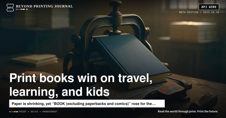 In the AI era, printed books hold the line in travel, learning—and kids