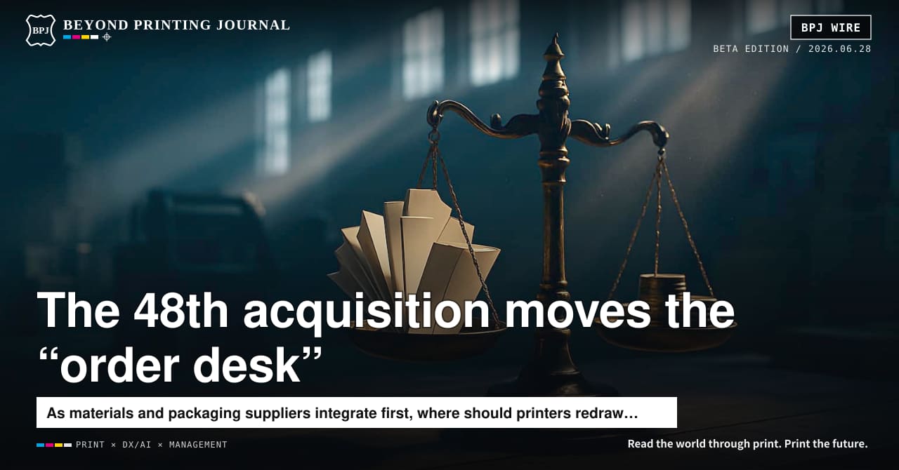 What the 48th Acquisition Signals: Consolidation Beyond the Print Shop