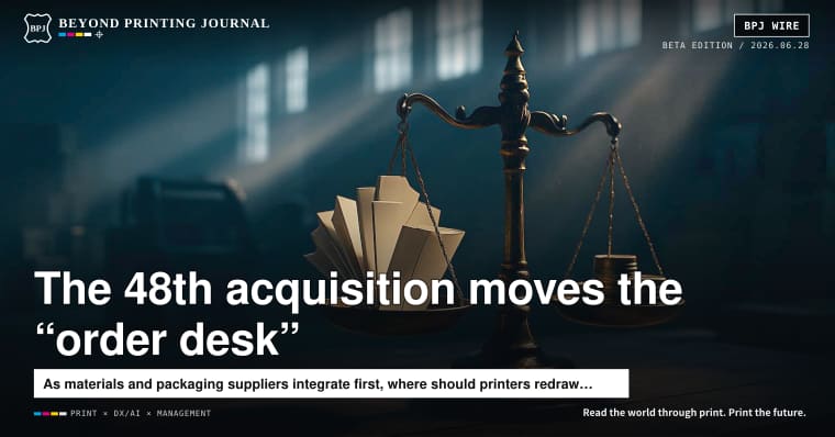 What the 48th Acquisition Signals: Consolidation Beyond the Print Shop