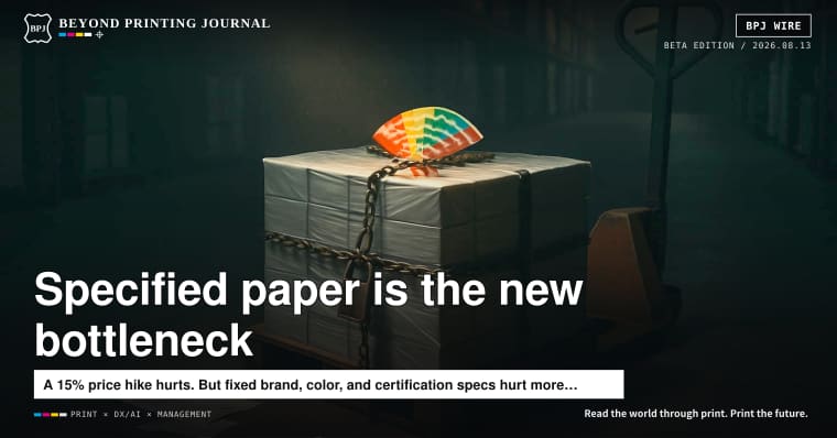 Specified paper is the new bottleneck: operating costs that eat sales and margin