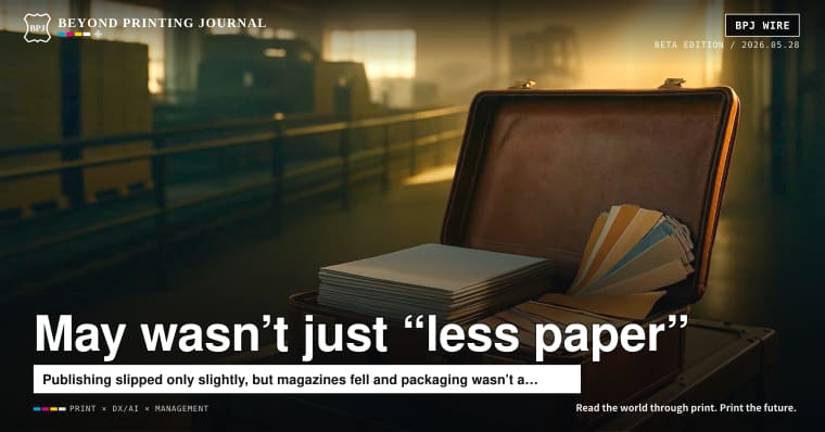 May demand didn’t just mean “less paper”