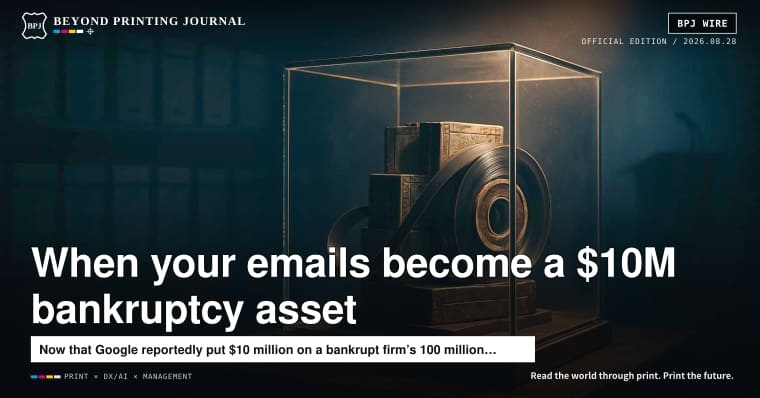 The moment a company fails, its plate history can hit the auction block: splitting operational data into “assets” and “liabilities”