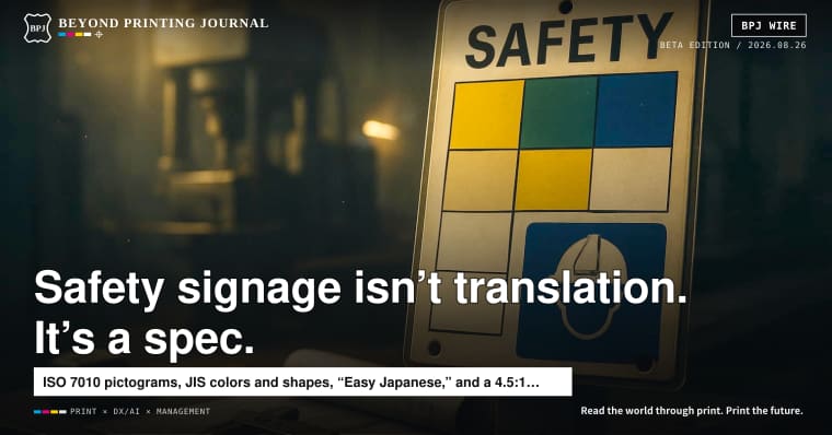 In a plant where 14% of workers aren’t native Japanese speakers, safety stops being “translation” and becomes a spec
