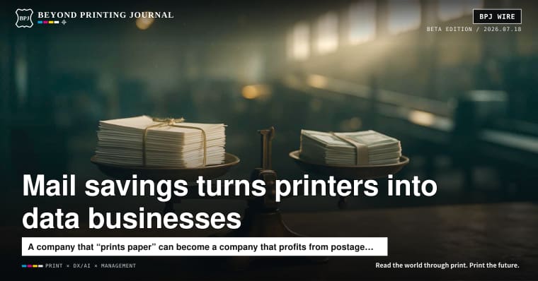 When a printing company becomes a different business—by moving into mail and insertion