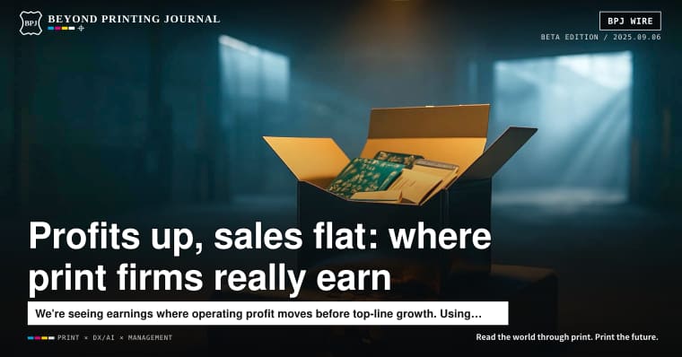 When profits rise but sales don’t, the money is being made outside print