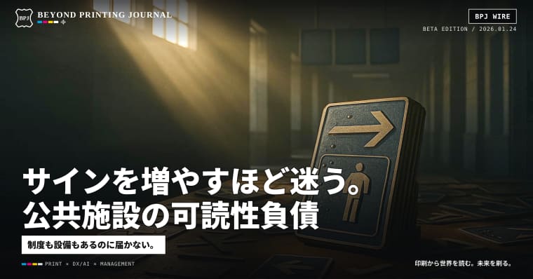 サインを増やすほど迷う。公共施設の可読性負債