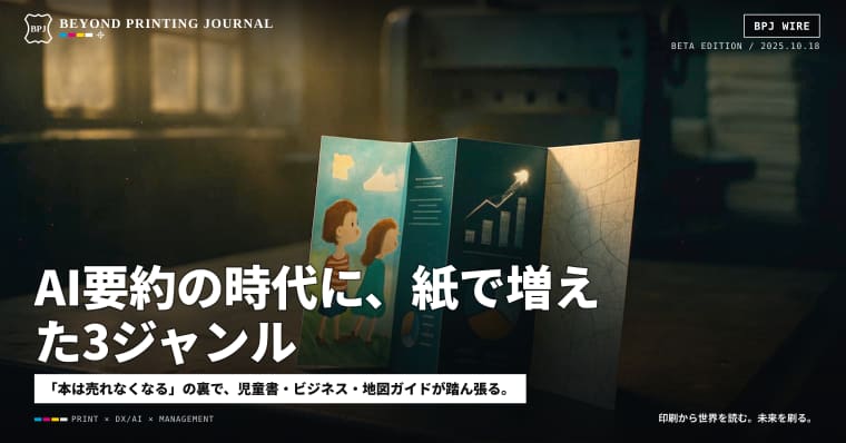 AI要約の時代に、紙で増えた3ジャンル
