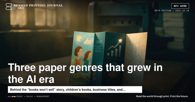 In the age of AI summaries, three paper genres in Japan still grew