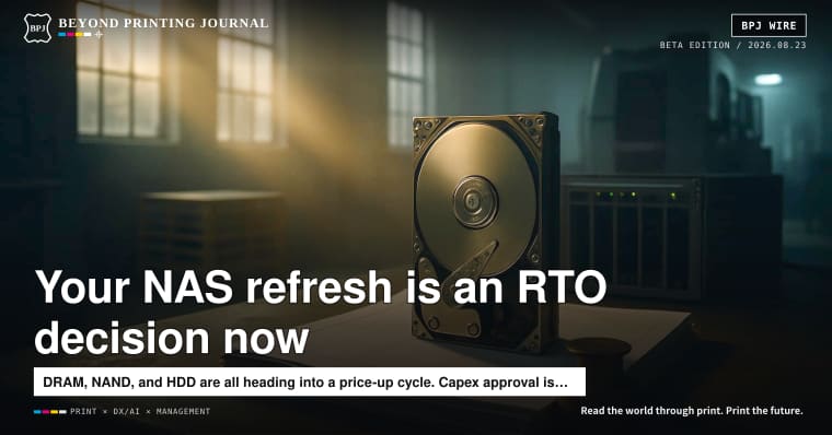 NAS refresh decisions now hinge on recovery time