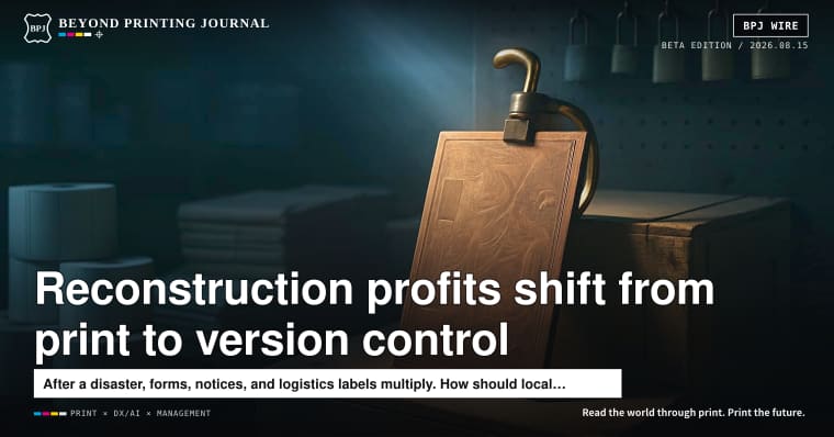 Disaster reconstruction isn’t where print wins. It’s where version control does.