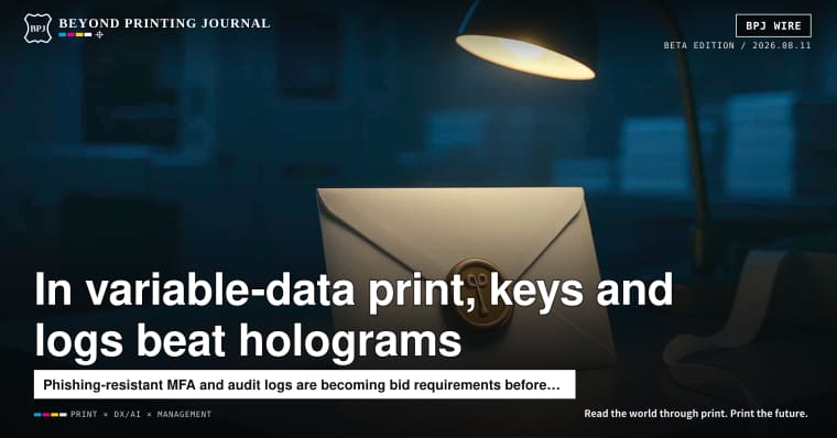 Can a variable-data print plant sell “keys and logs” as a deliverable?