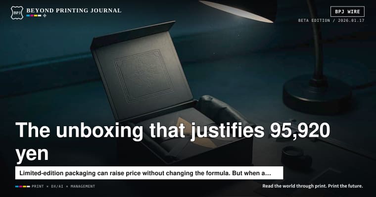 A $640 unboxing moment: what justifies a 95,920-yen limited edition