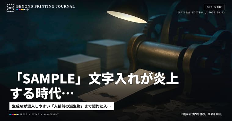 「SAMPLE」文字入れが炎上する時代、特典チケットの責任はどこで切るか
