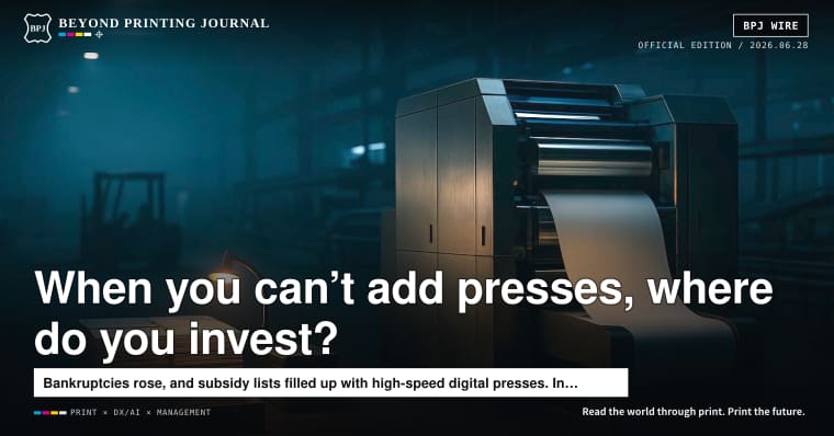 A Half-Year When You Can’t Add Presses: Where Print Plants Put Their Money Instead