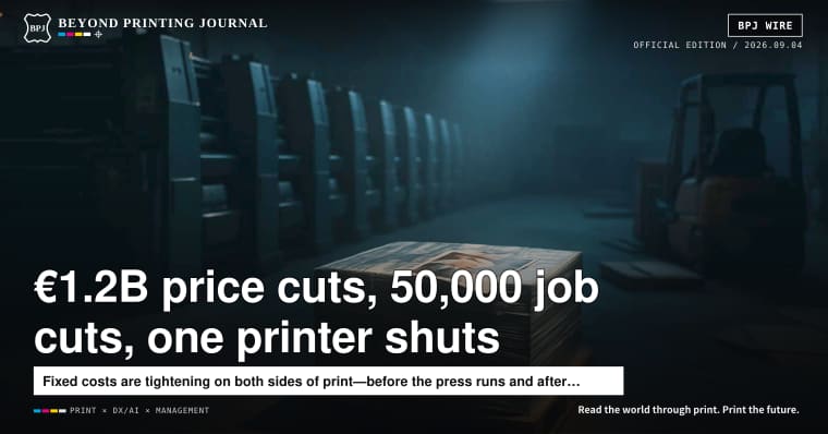 Canada’s Mitchell Press shuts down; IKEA puts €1.2B into price cuts; VW approves 50,000 job cuts — plus seven more | BPJ News (Morning)
