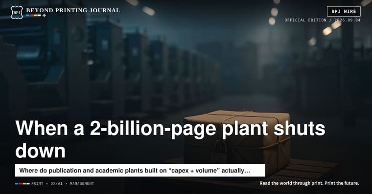 The day a “2-billion-pages-a-year” plant shut down, the work that mattered was outside the pressroom