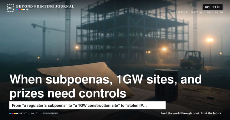 SEC moves to force ISS to comply with a subpoena; TCS plans a 1GW data center; Kura Sushi cancels a character tie-in — plus seven more stories | BPJ News (Morning Edition)