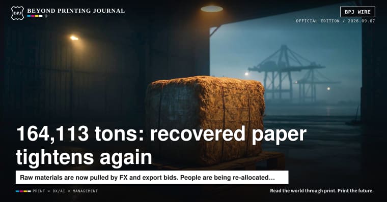 164,113 tons of recovered paper exports—and 20 hours of internal side gigs: BPJ News Morning Briefing (plus 7 more)