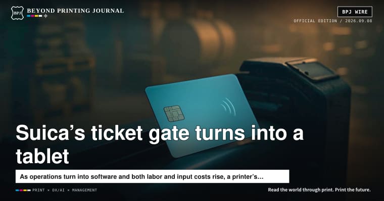 Suica goes unified and the ticket gate becomes a tablet; Germany’s 95,000‑worker print wage talks break down; Workman targets 34 million garments — plus seven more | BPJ News, Evening Edition