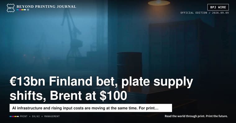 Google puts €13bn into Finland, plate supply shifts, Brent hits $100 — plus five more | BPJ News (Evening Edition)