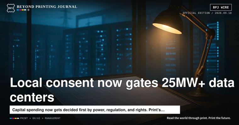 Massachusetts makes “local consent” mandatory for 25MW+ data centers; PFAS-free materials; DSR goes live — plus five more | BPJ News (AM)