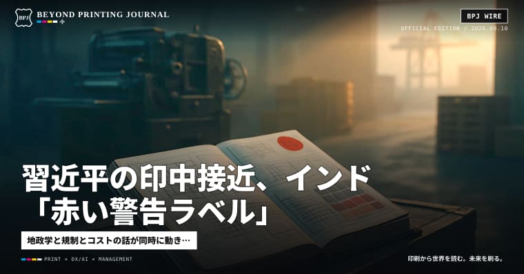 習近平の印中接近、インド「赤い警告ラベル」、佐川の資材値上げ — ほか7本|BPJ News 夕刊