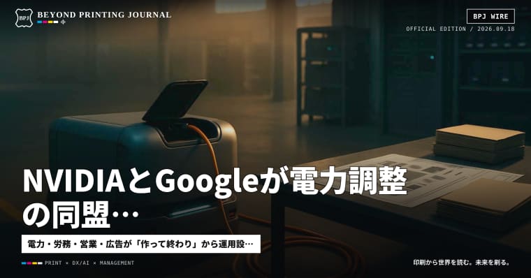 NVIDIAとGoogleが電力調整の同盟、75万円の半自動カートが物流を変える — ほか6本|BPJ News 朝刊