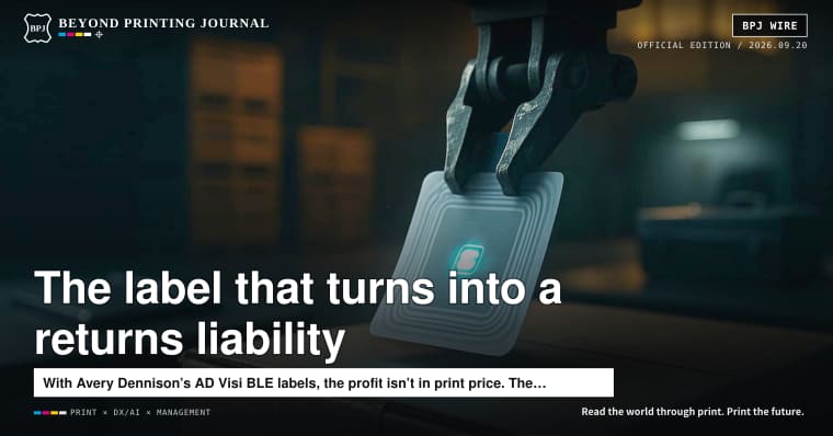 A “talking” label becomes a returns liability the moment you apply it