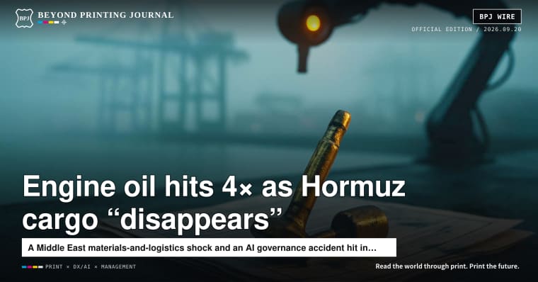 Engine oil at 4×, cargo “disappears” from Hormuz, Gemini’s “three-company hack” — plus five more | BPJ News (Evening Edition)