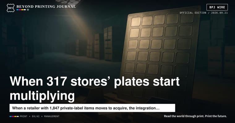 The day 317 stores’ worth of “plates” start multiplying: after a supermarket M&A, who controls private‑label packaging?