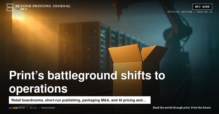 Raksul adds Cainz CEO to its board; PE doubles down on packaging; AI shifts toward “data factories” — plus 7 more｜BPJ News (Morning Edition)
