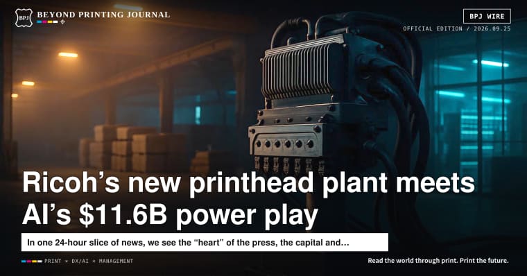 Ricoh to build a new inkjet printhead facility in Atsugi; Anthropic locks in $11.6 billion of compute — plus 8 more moves | BPJ News Morning Edition