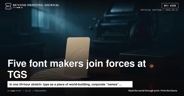 Five font makers team up at TGS, 17 listed companies rebrand, and OpenAI pauses top-tier model runs — plus seven more stories | BPJ News (Morning)