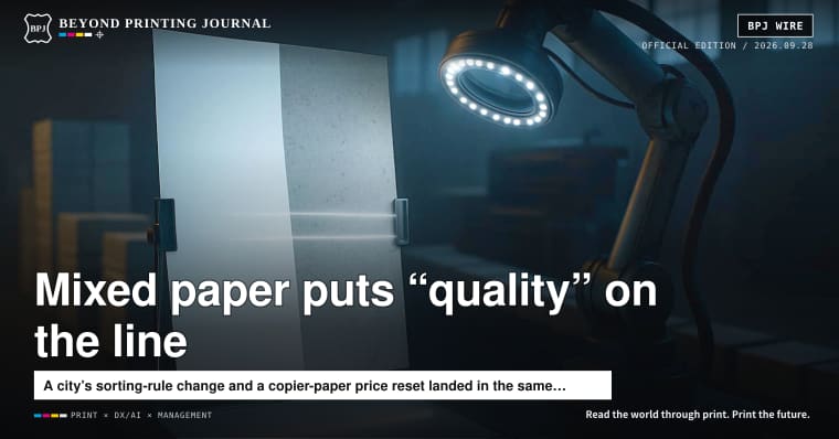 On the eve of “mixed paper” rollout, paper quality starts to wobble