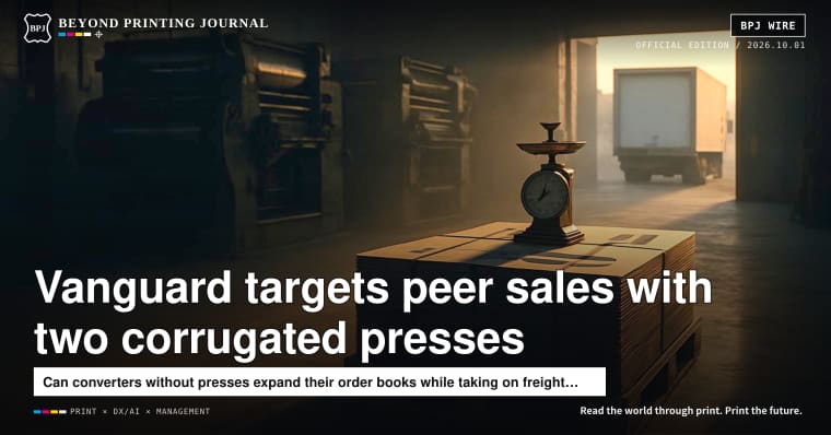 US-based Vanguard targets peer sales with two corrugated presses