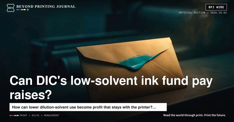 Can DIC's low-solvent ink fund pay raises?