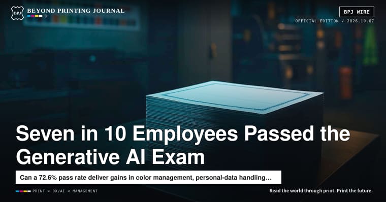 Seven in 10 of Roughly 800 Employees Pass a Generative AI Exam