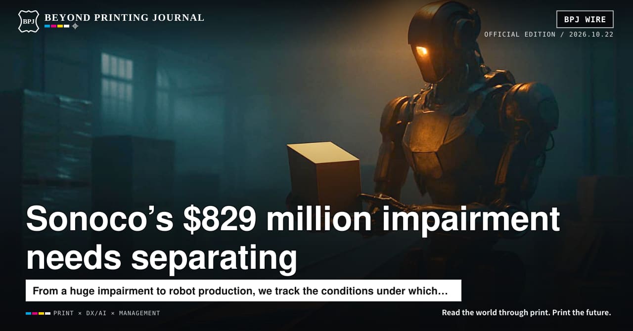 Sonoco Takes $829 Million Impairment, Mitsubishi Electric Links Humanoids, EU Proposes Sub-1-Tonne Exemption — and 7 More | BPJ News